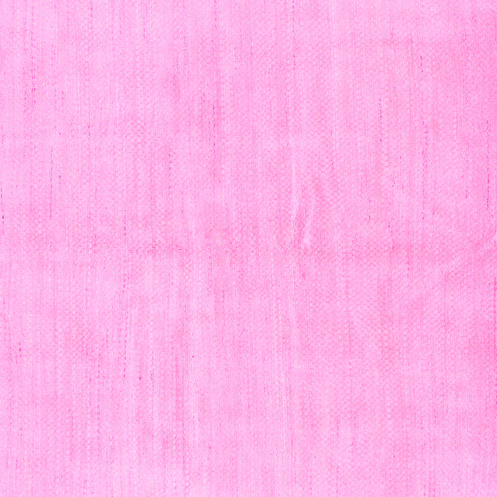 Square Machine Washable Solid Pink Modern Rug, wshabs1599pnk