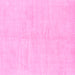 Square Solid Pink Modern Rug, abs1599pnk