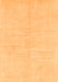 Machine Washable Solid Orange Modern Area Rugs, wshabs1599org