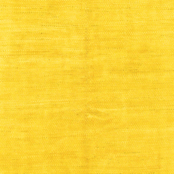 Machine Washable Solid Yellow Modern Rug, wshabs1599yw