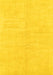 Solid Yellow Modern Rug, abs1599yw