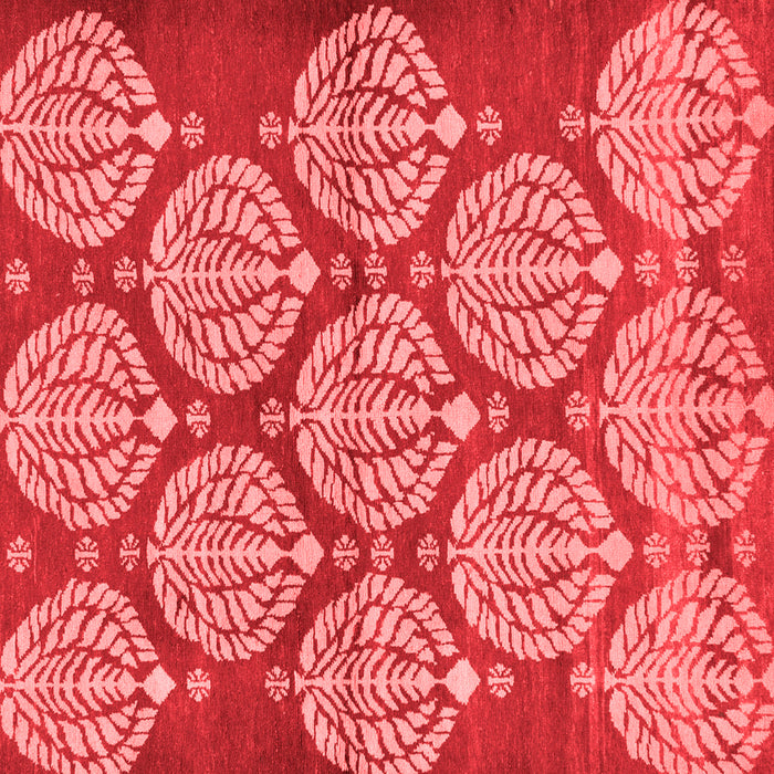 Machine Washable Abstract Red Modern Rug, wshabs159red