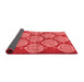 Abstract Red Modern Area Rugs