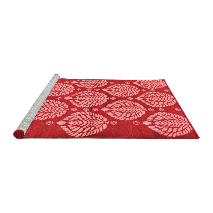 Modern Red Washable Rugs