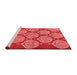 Modern Red Washable Rugs