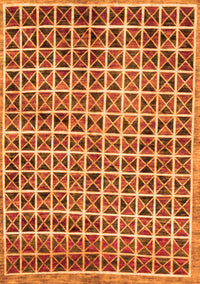 Oriental Orange Modern Rug, abs15org