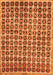 Oriental Orange Modern Rug, abs15org