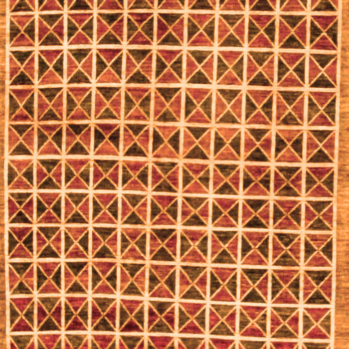 Oriental Orange Modern Rug, abs15org