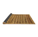 Sideview of Oriental Brown Modern Rug, abs15brn