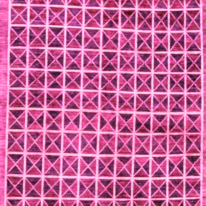 Machine Washable Oriental Pink Modern Rug, wshabs15pnk