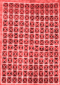 Oriental Red Modern Rug, abs15red