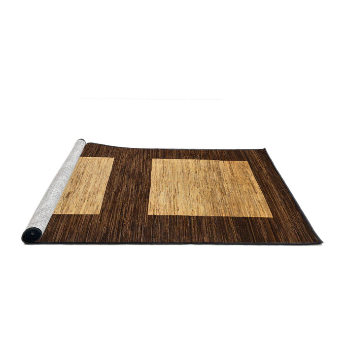 Sideview of Machine Washable Abstract Night Red Rug, wshabs16