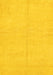 Machine Washable Solid Yellow Modern Rug, wshabs1601yw