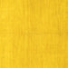 Square Solid Yellow Modern Rug, abs1602yw