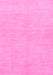 Machine Washable Solid Pink Modern Rug, wshabs1602pnk