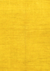 Solid Yellow Modern Rug, abs1602yw