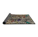 Sideview of Abstract Tan Brown Modern Rug, abs1603