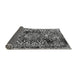 Sideview of Abstract Gray Modern Rug, abs1603gry