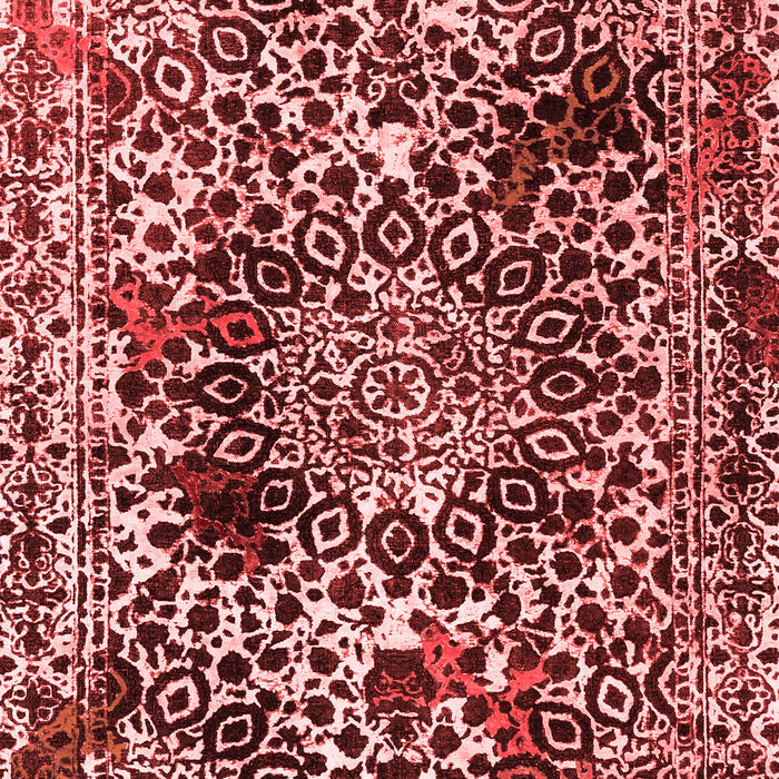 Machine Washable Abstract Red Modern Rug, wshabs1603red