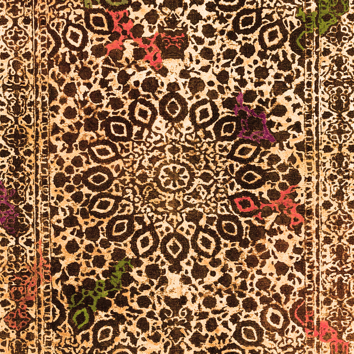 Abstract Orange Modern Rug, abs1603org