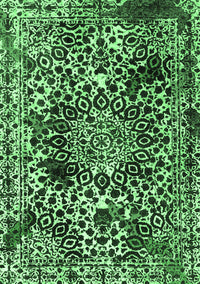 Abstract Emerald Green Modern Rug, abs1603emgrn