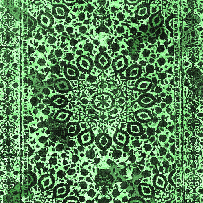 Abstract Emerald Green Modern Rug, abs1603emgrn