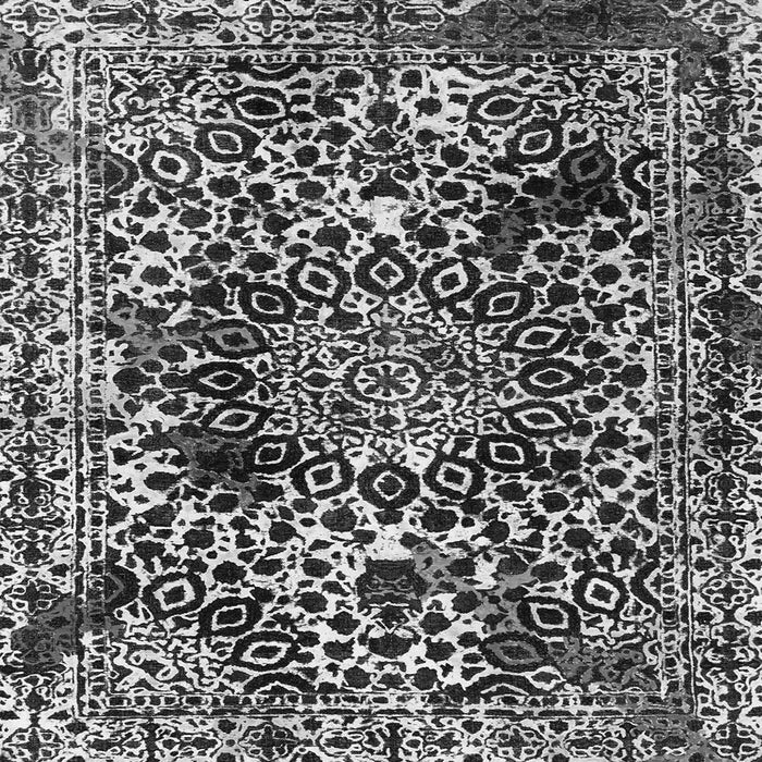 Square Abstract Gray Modern Rug, abs1603gry