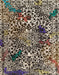 Abstract Tan Brown Modern Rug, abs1603