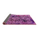 Sideview of Abstract Pink Modern Rug, abs1603pnk