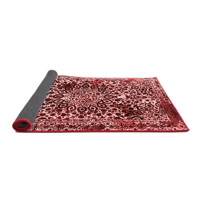 Abstract Red Modern Area Rugs