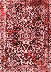 Abstract Red Modern Rug, abs1603red