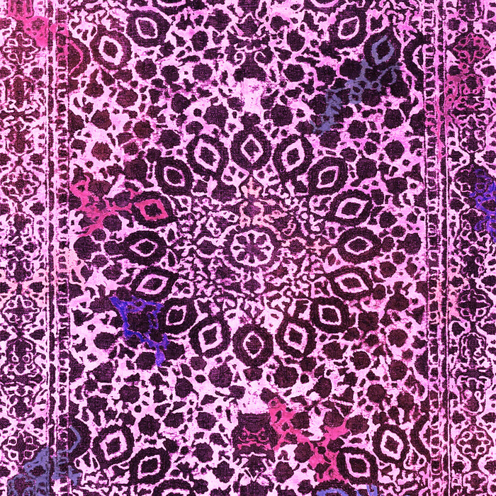 Machine Washable Abstract Pink Modern Rug, wshabs1603pnk