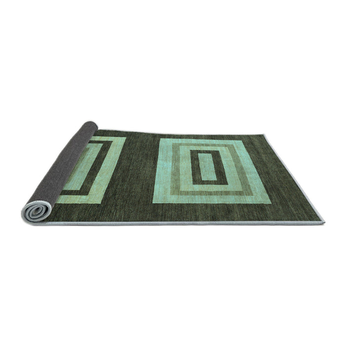 Sideview of Abstract Light Blue Modern Rug, abs1604lblu