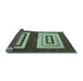 Sideview of Abstract Light Blue Modern Rug, abs1604lblu