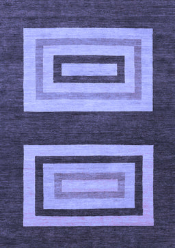 Abstract Blue Modern Rug, abs1604blu