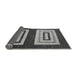 Sideview of Abstract Gray Modern Rug, abs1604gry