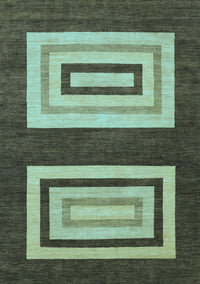 Abstract Light Blue Modern Rug, abs1604lblu