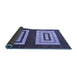 Sideview of Abstract Blue Modern Rug, abs1604blu