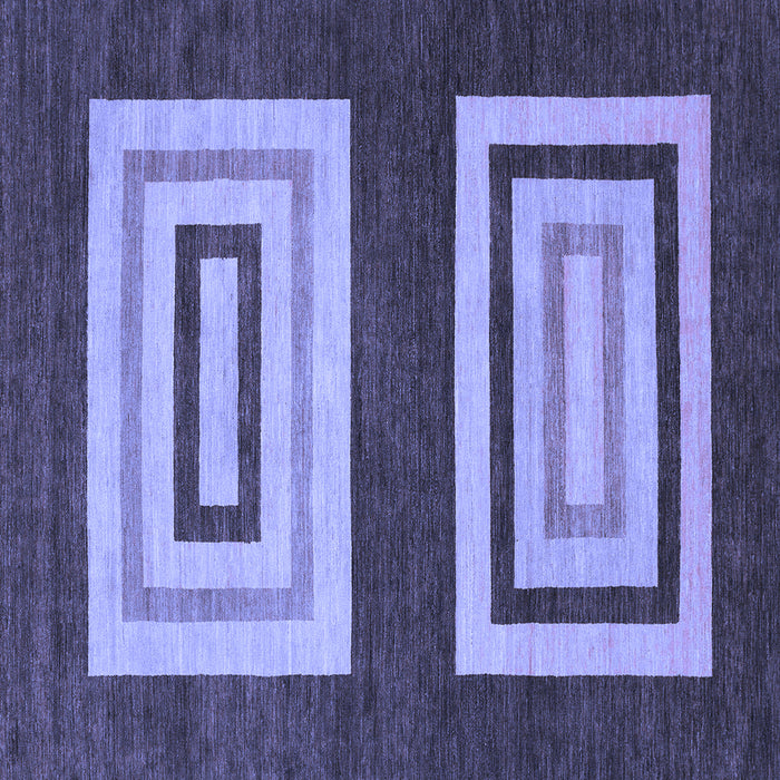 Square Machine Washable Abstract Blue Modern Rug, wshabs1604blu