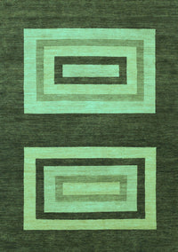 Abstract Turquoise Modern Rug, abs1604turq