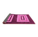 Sideview of Abstract Pink Modern Rug, abs1604pnk