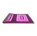 Sideview of Abstract Purple Modern Rug, abs1604pur