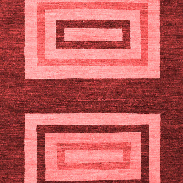 Abstract Red Modern Area Rugs