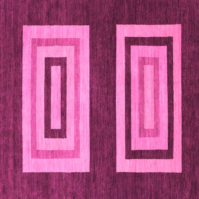 Square Abstract Pink Modern Rug, abs1604pnk