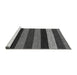 Sideview of Machine Washable Abstract Gray Modern Rug, wshabs1605gry