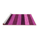 Sideview of Machine Washable Abstract Pink Modern Rug, wshabs1605pnk