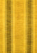 Machine Washable Abstract Yellow Modern Rug, wshabs1606yw