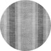 Round Machine Washable Abstract Gray Modern Rug, wshabs1606gry