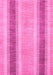 Machine Washable Abstract Pink Modern Rug, wshabs1606pnk