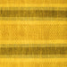 Square Machine Washable Abstract Yellow Modern Rug, wshabs1606yw